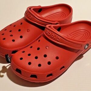 CROCS Red Water Shoes Classic Design